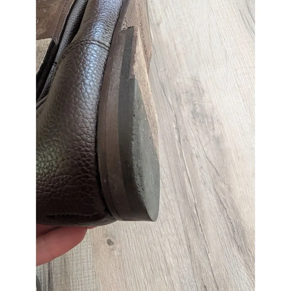 To Boot New York Penny Loafers Italian Leather Brown, Size 11 (S2)